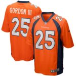 Melvin Gordon III Denver Broncos  Game Jersey - Orange