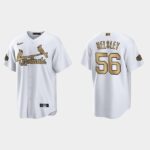 Men's St. Louis Cardinals #56 Ryan Helsley 2022 All-Star Game Cool Base Jersey - White