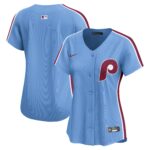 Women's Philadelphia Phillies Light Blue Alternate Limited Jersey