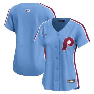 Women's Philadelphia Phillies Light Blue Alternate Limited Jersey