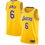 LeBron James Los Angeles Lakers Unisex Swingman Jersey - Icon Edition - Gold