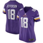 Justin Jefferson Minnesota Vikings Women's Game Jersey - Purple