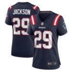 JC Jackson New England Patriots Women's  Game Jersey -  Navy