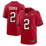 Emeka Egbuka #2 Tampa Bay Buccaneers Team 50th Season Game Jersey - Red