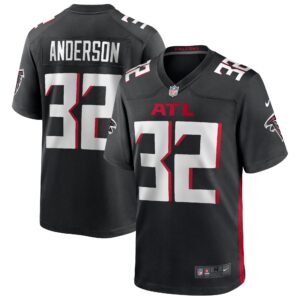Jamal Anderson Atlanta Falcons Game Retired Player Jersey - Black