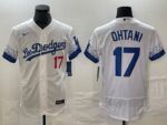 Men's Los Angeles Dodgers #17  White Shohei Ohtani Jersey