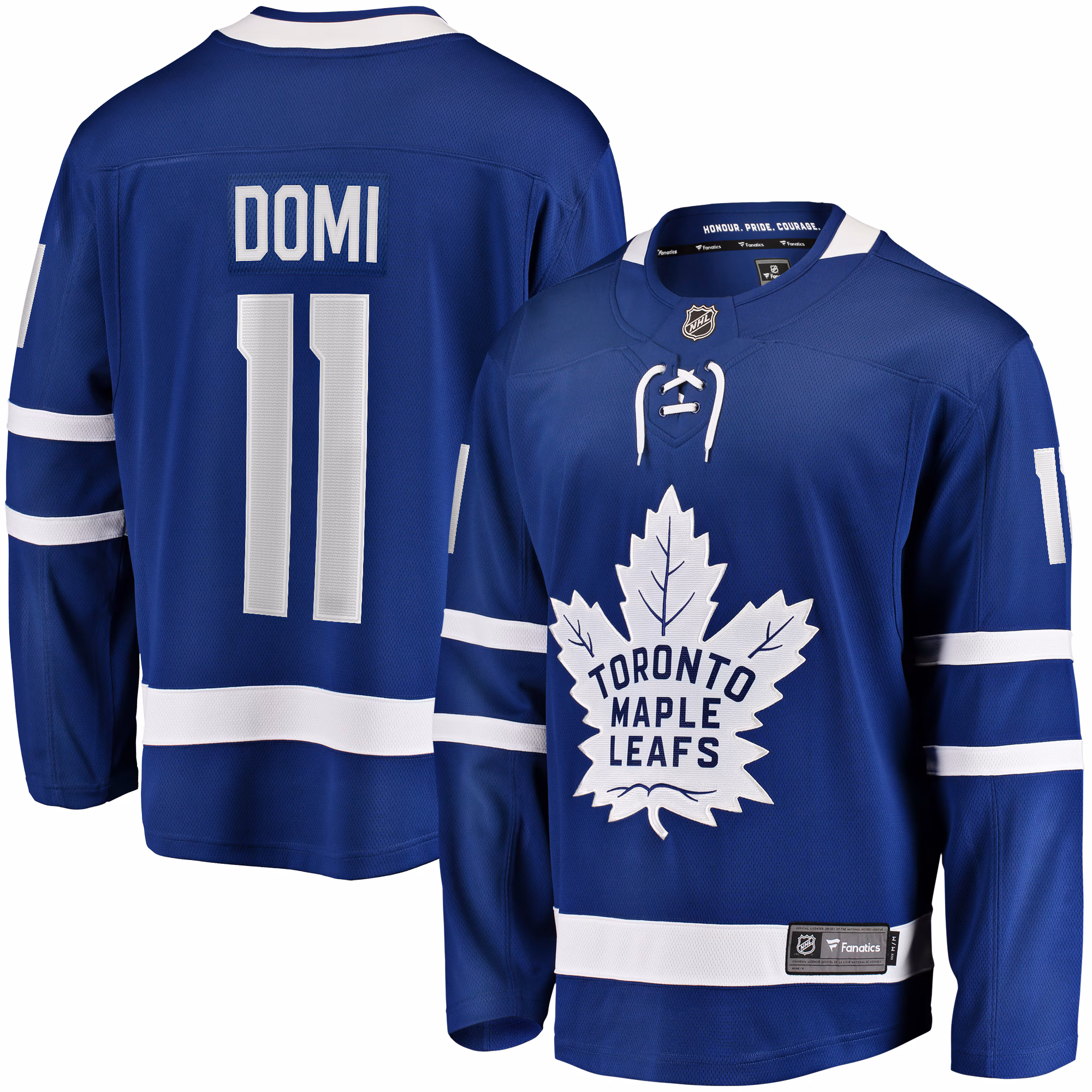 Toronto Maple Leafs Max Domi #11 Fanatics Blue Home Breakaway Jersey