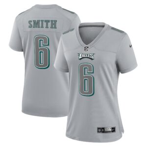 DeVonta Smith Philadelphia Eagles  Women's Atmosphere Fashion Game Jersey - Gray