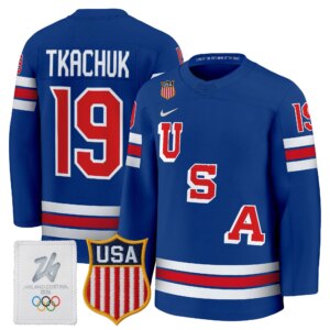Matthew Tkachuk #19 2026 USA Olympic Premium Hockey Jersey -Royal