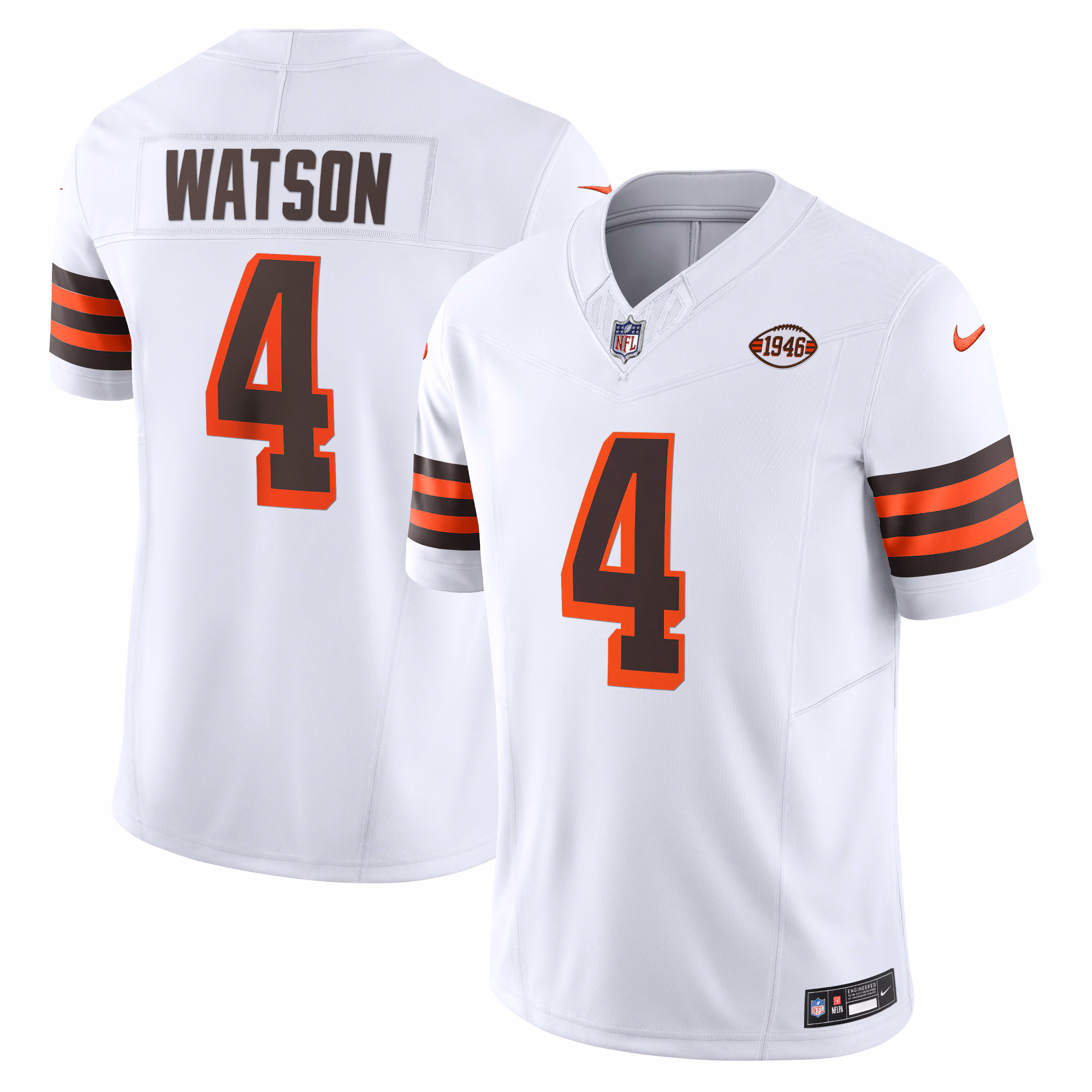 Deshaun Watson Cleveland Browns Vapor F.U.S.E. Limited Jersey - White