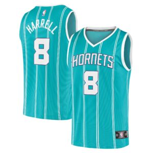 Montrezl Harrell Charlotte Hornets  Youth 2021/22 Fast Break Replica Jersey - Icon Edition - Teal
