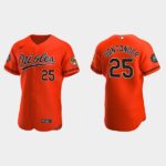 Men's Baltimore Orioles #25 Anthony Santander Orange 30th Anniversary Flex Base Jersey