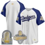 Team Los Angeles Dodgers 9x Champs Gold Collection Stadium Vapor Limited Jersey - All Alternate