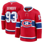 Men's Montreal Canadiens Ivan Demidov #93 Red Home Premium Jersey