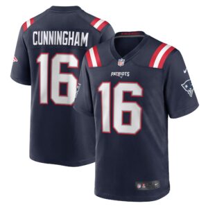 Malik Cunningham New England Patriots Team Game Jersey -  Navy