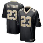 Marshon Lattimore New Orleans Saints Game Jersey - Black