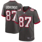 Rob Gronkowski Tampa Bay Buccaneers  Alternate Game Jersey - Pewter
