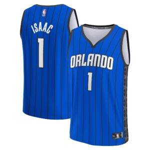 Jonathan Isaac Orlando Magic  Fast Break Replica Player Jersey - Statement Edition - Blue