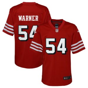 Fred Warner San Francisco 49ers  Youth Alternate Game Jersey - Scarlet