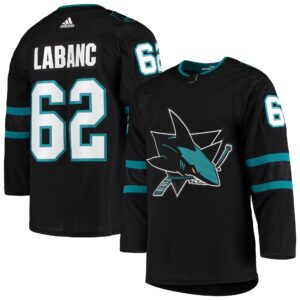 Kevin Labanc San Jose Sharks  Alternate Authentic Jersey - Black