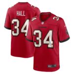 Bryce Hall Tampa Bay Buccaneers Team Game Jersey -  Red