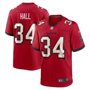 Bryce Hall Tampa Bay Buccaneers Team Game Jersey -  Red