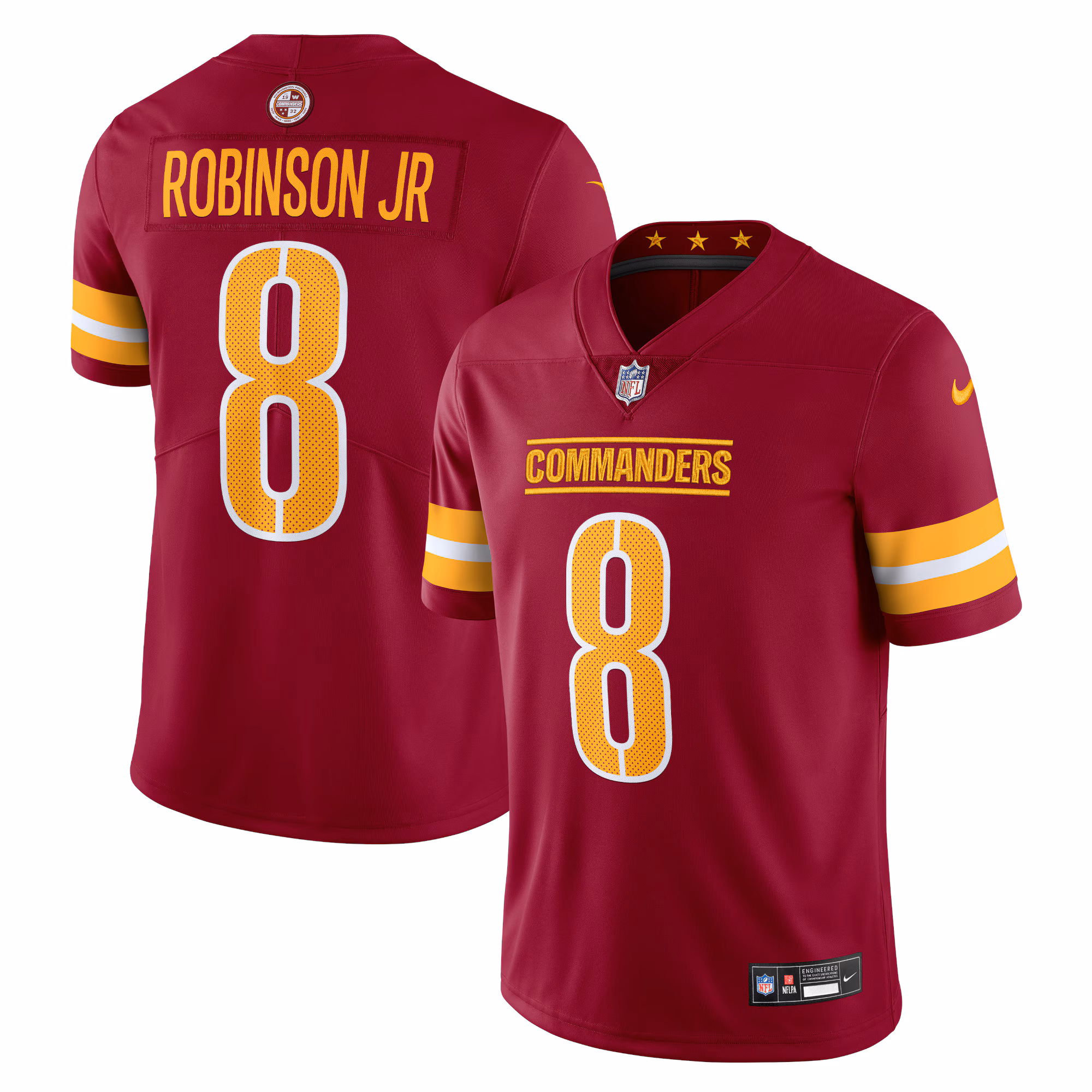 Brian Robinson Jr. Washington Commanders  Vapor Untouchable Limited Jersey - Burgundy