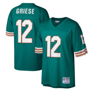 Bob Griese Miami Dolphins  1972 Legacy Replica Jersey - Aqua