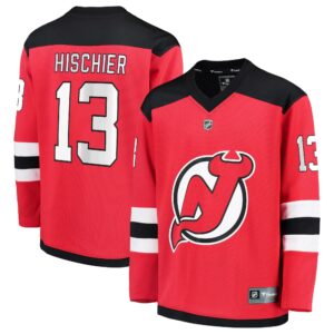 Nico Hischier New Jersey Devils Youth Replica Player Jersey - Red