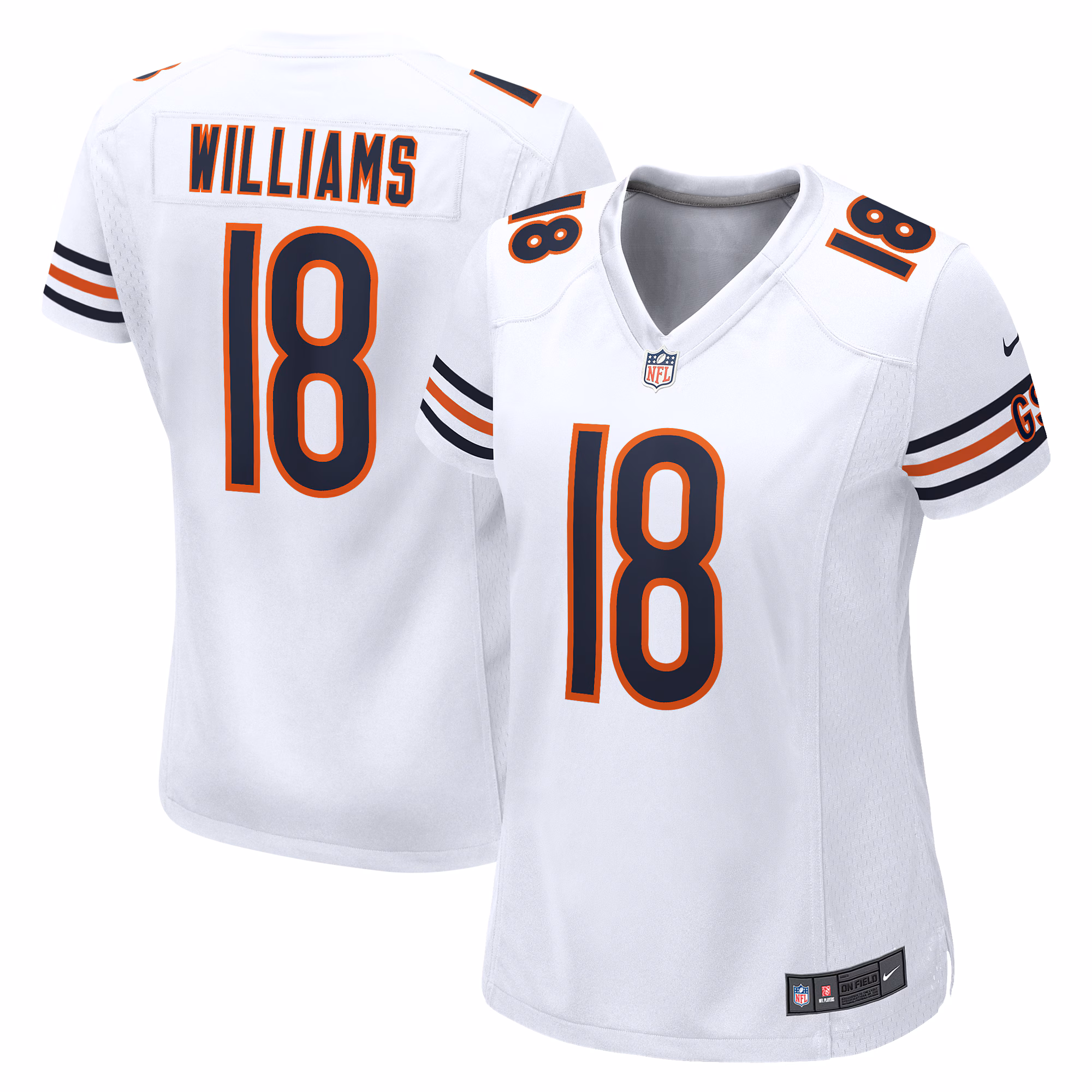 Caleb Williams Chicago Bears Women's 2024 Draft Game Player Jersey - White