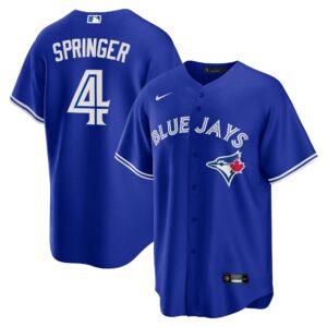 Men's Toronto Blue Jays George Springer  Royal Alternate Replica Player Jersey