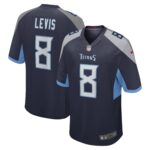 Will Levis Tennessee Titans 2023 Draft Pick Game Jersey - Navy