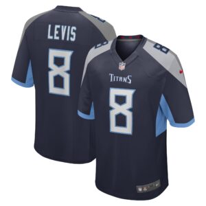 Will Levis Tennessee Titans 2023 Draft Pick Game Jersey - Navy