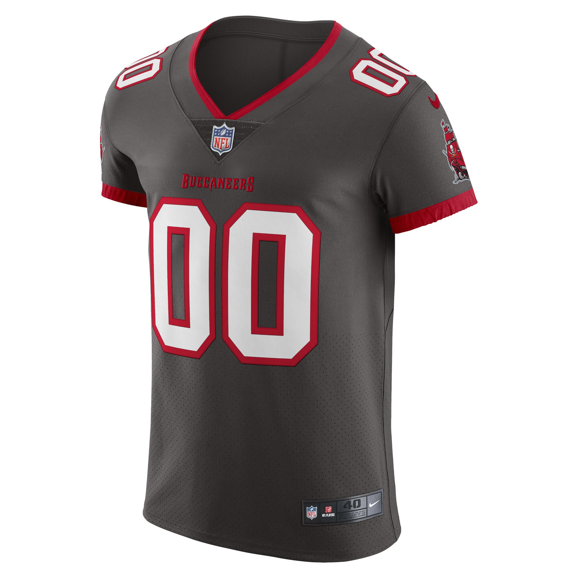 Tampa Bay Buccaneers Vapor Untouchable Elite Custom Alternate Jersey - Pewter - Image 2