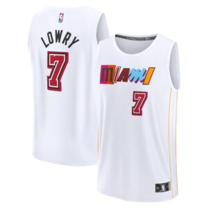 Kyle Lowry Miami Heat  2022/23 Fastbreak Jersey - City Edition - White