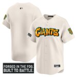 Team San Francisco Giants Graffiti Fog City Drop Vapor Premier Limited Jersey - All Cream