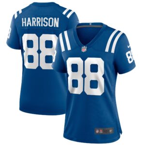 Marvin Harrison Indianapolis Colts  Women's Game Retired Player Jersey - Royal