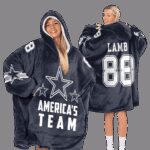 Dallas Football Unisex Blanket Hoodie