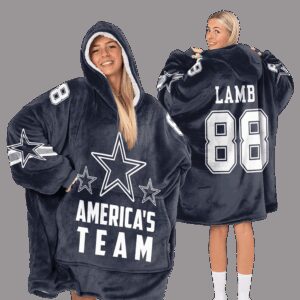 Dallas Football Unisex Blanket Hoodie