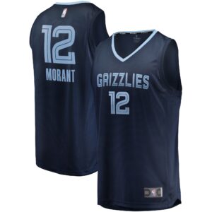 Ja Morant Memphis Grizzlies  Big & Tall Fast Break Player Jersey - Navy - Icon Edition