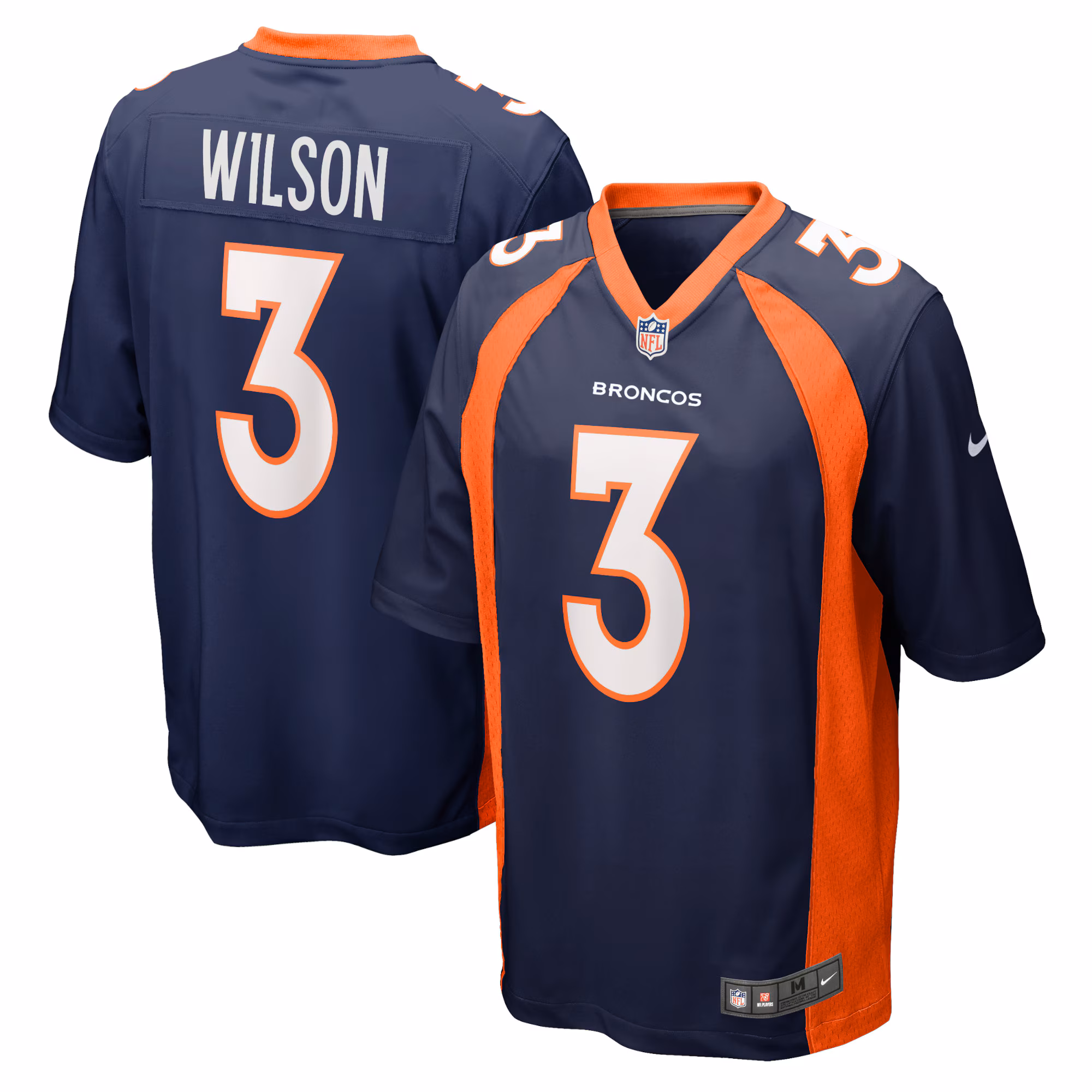 Russell Wilson Denver Broncos Youth Game Jersey - Navy