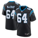 Justin McCray Carolina Panthers  Team Game Jersey - Black