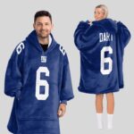 Adult J.D 6 New York G Football Unisex Blanket Hoodie