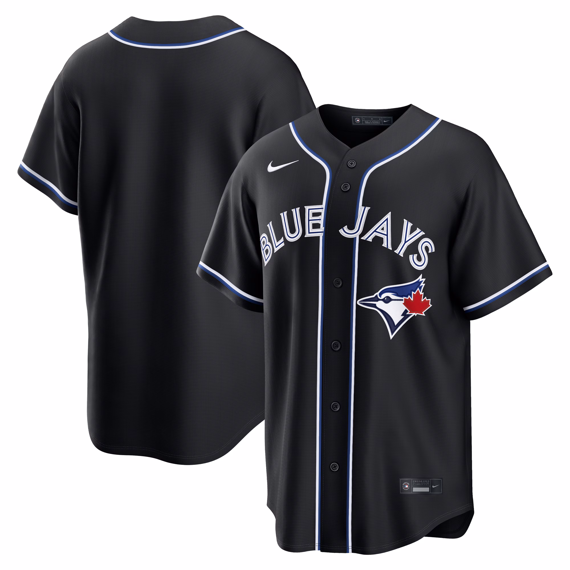 Team Toronto Blue Jays Fashion Replica Black Out Jersey
