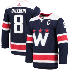 Alexander Ovechkin Washington Capitals  Alternate Captain Patch Primegreen Authentic Pro Player Jersey - Navy