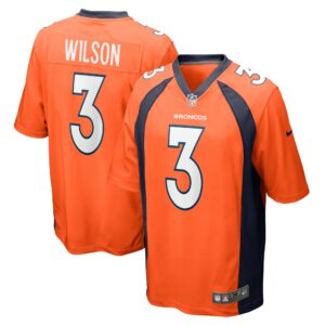 Russell Wilson Denver Broncos Youth Game Jersey - Orange