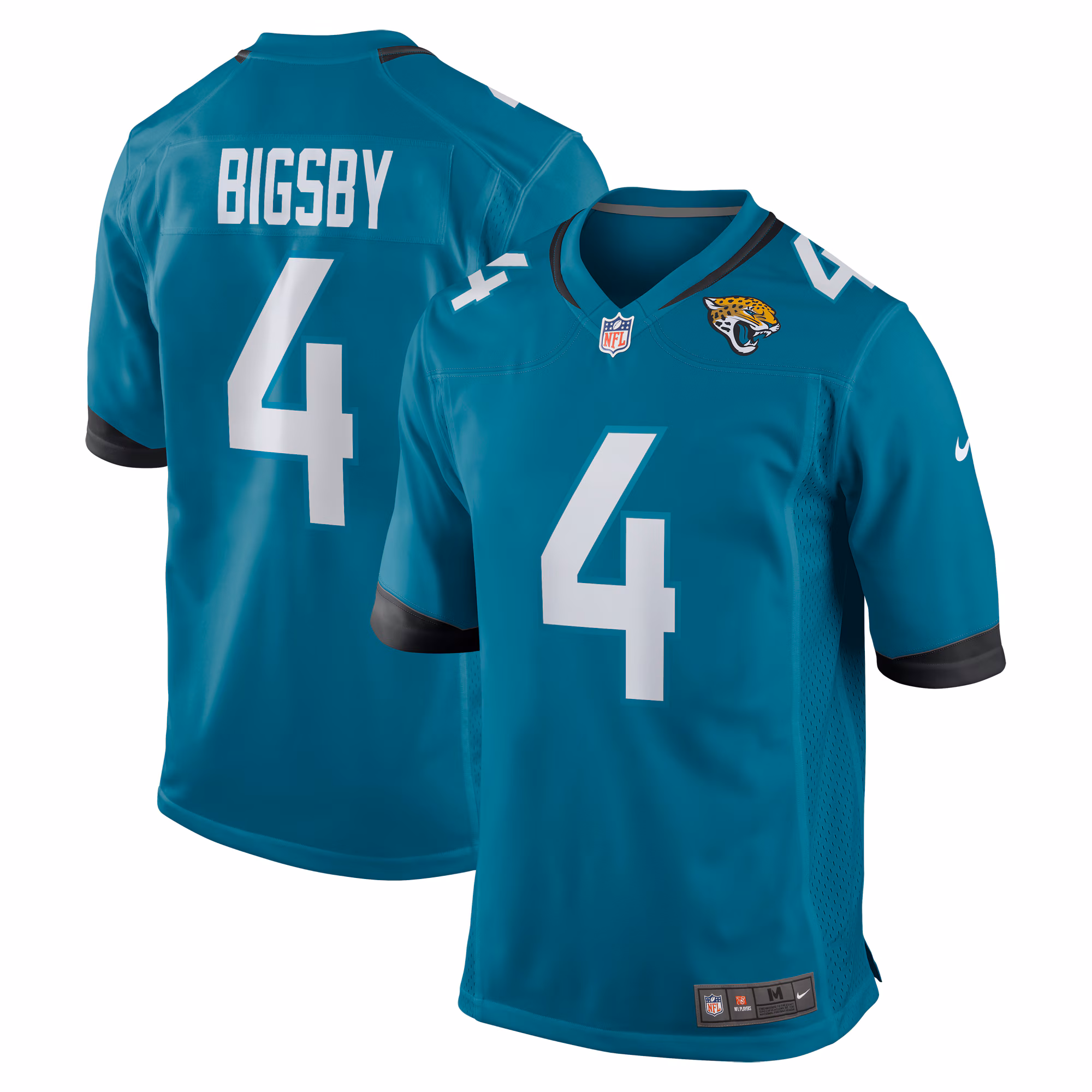 Tank Bigsby #4 Jacksonville Jaguars Game Jersey - Teal