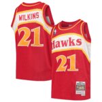 Dominique Wilkins Atlanta Hawks Mitchell & Ness Youth 1986-87 Hardwood Classics Swingman Throwback Jersey - Red