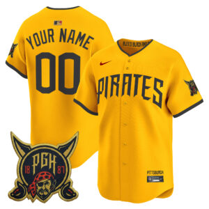 Custom #00 Pittsburgh Pirates 2026 City Connect Vapor Premier Limited Jersey - All Stitched