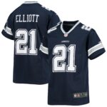 Ezekiel Elliott Dallas Cowboys  Youth Player Game Jersey - Navy